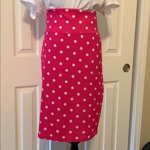 LulaRoe Cassie Skirt, size medium  Minnie Mouse